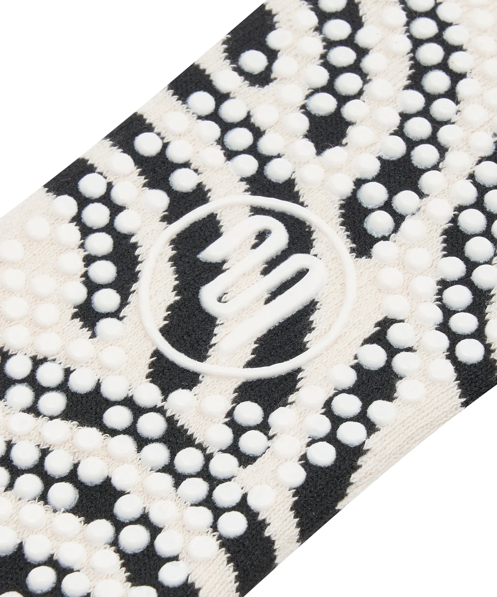 Crew Non Slip Grip Socks - Monochrome Swirl