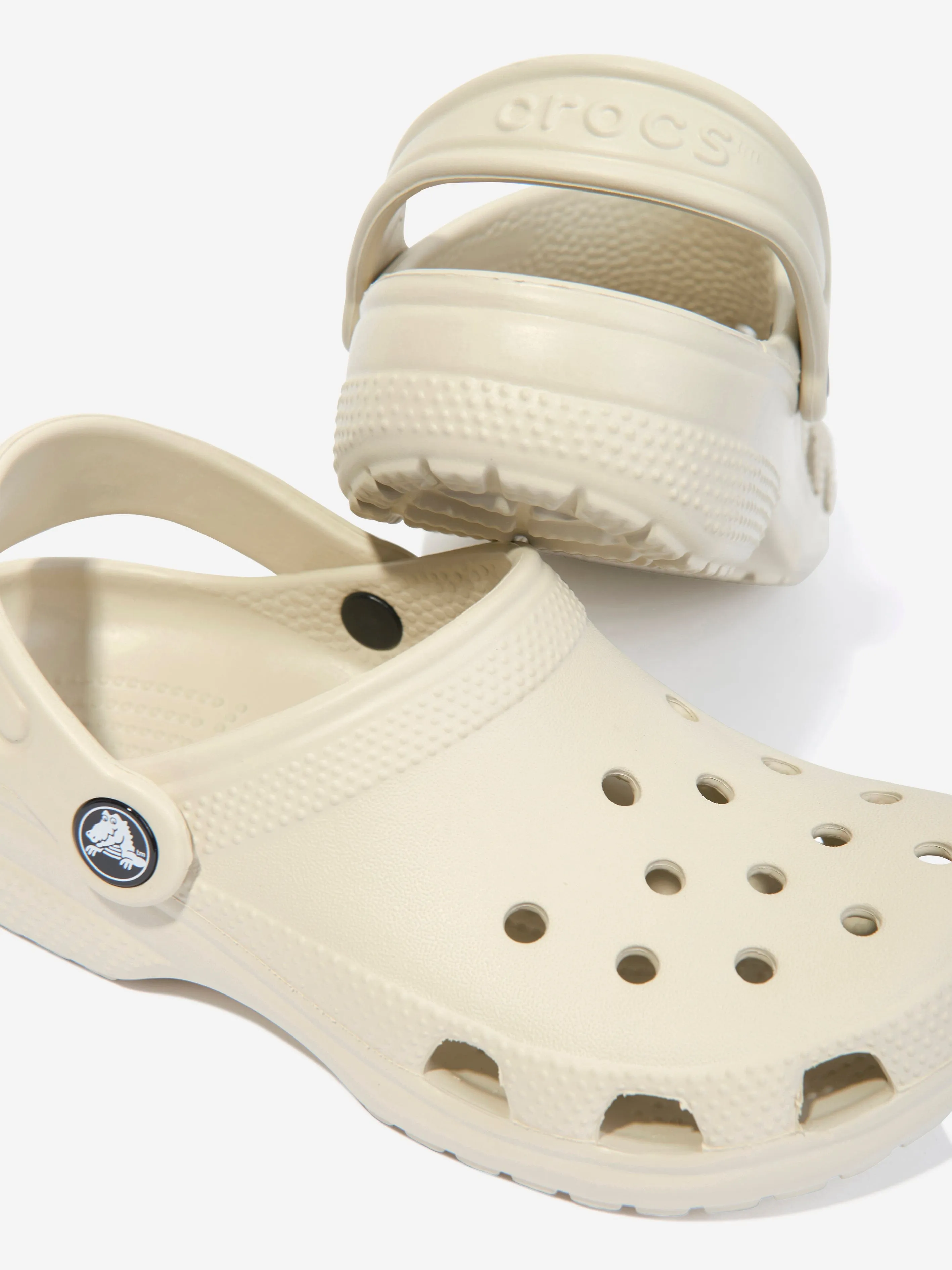 Crocs Kids Classic Clog in Beige