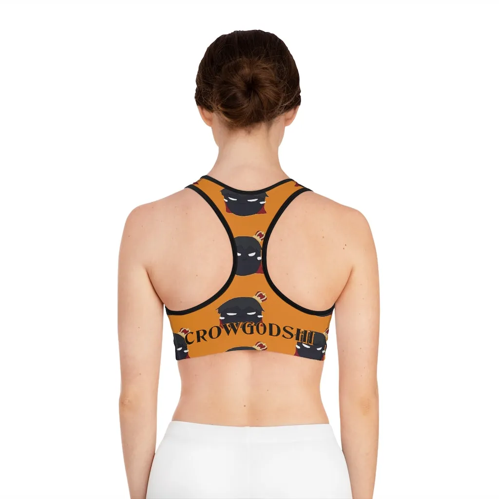 Crowgodshi Designer Crow Queen Sports Bra