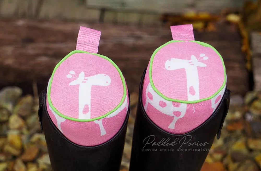 Custom Giraffes English Boot Trees/Stuffers