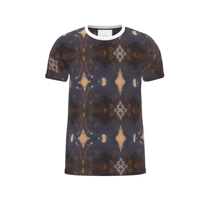 Cut And Sew All Over Print T Shirt