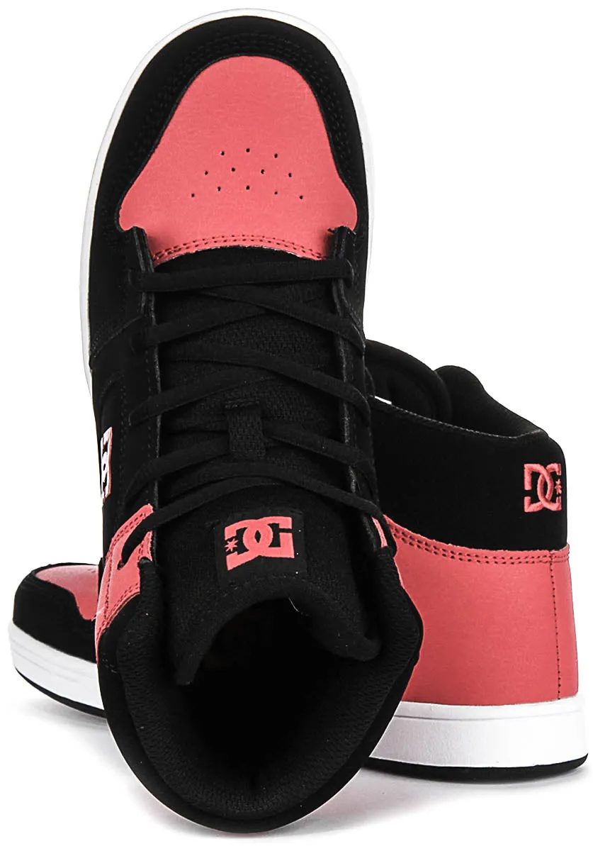 Dc Shoes Manteca 4 Hi In Black Red For Youth