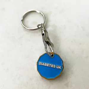 Diabetes UK Trolley Keyring (INT)