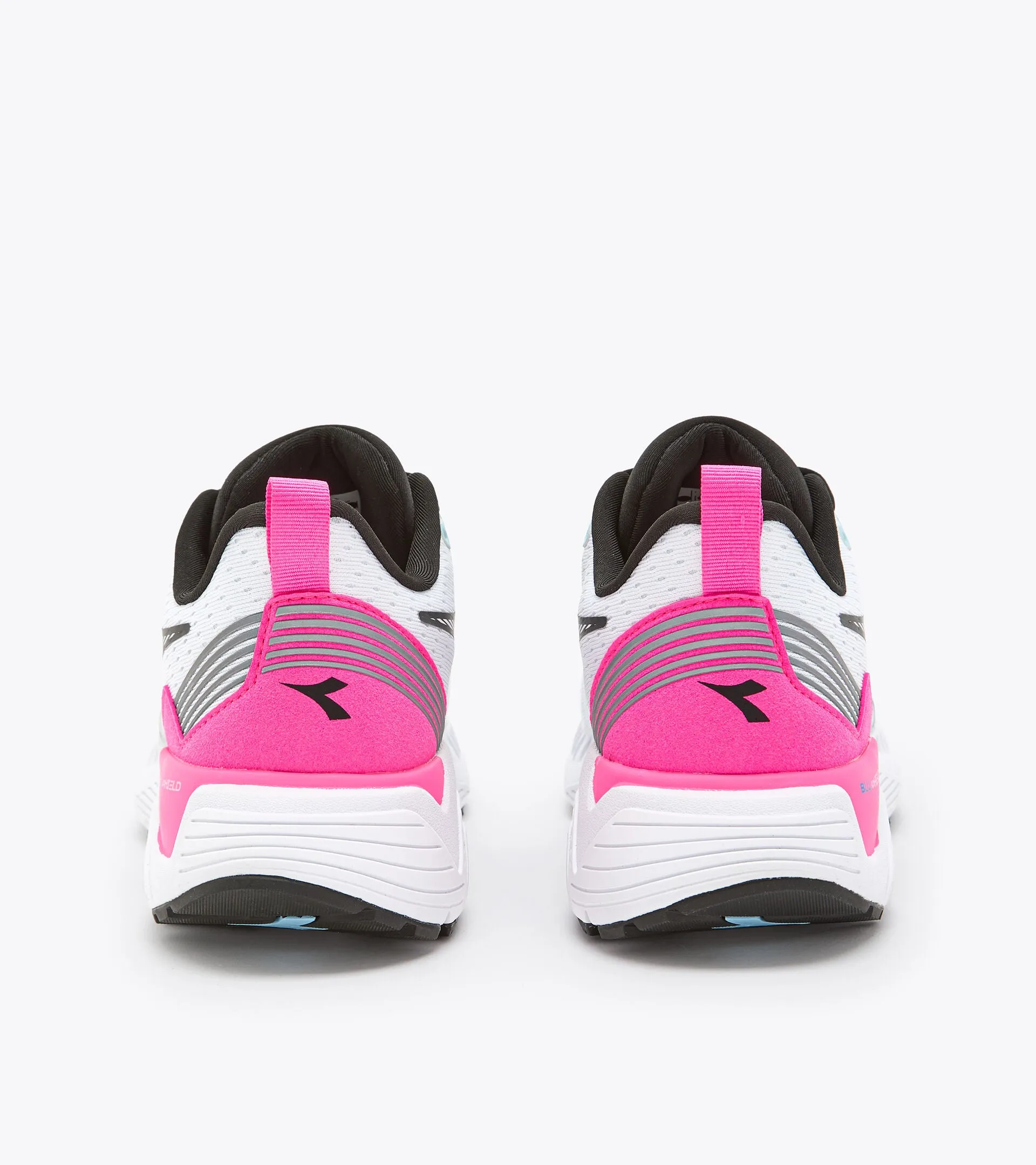 Diadora Womens Mythos Blushield Vigore 2-White/Pink Fluo/Black (101.179072-C6034)