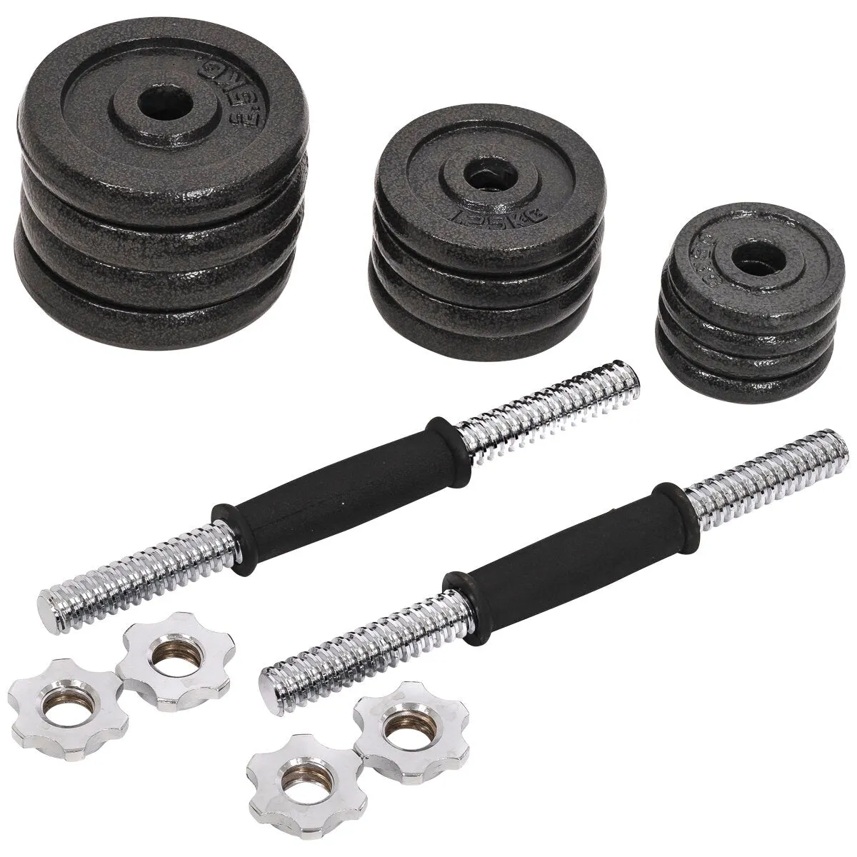 Dumbbell Set Weight Dumbbells Home Gym Training Fitness BarBell Equipment Case