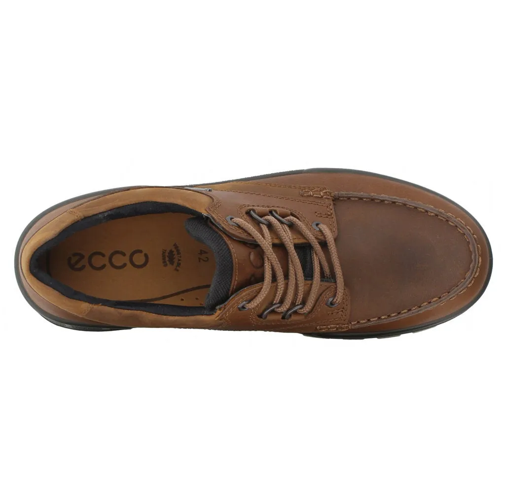 Ecco Mens Shoes Track 25 Low GTX 831714 Lace-up Low-Profile Shoes Leather - UK 10