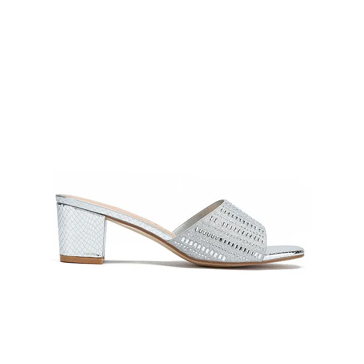 Embellished Round Toe Mule BB 48