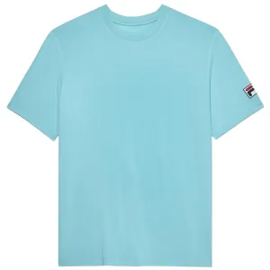 Fila Men's Essentials Short Sleeve Tennis Crew - Blue Radiance Heather