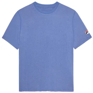 Fila Men's Essentials Short Sleeve Tennis Crew - Dazzling Blue Heather