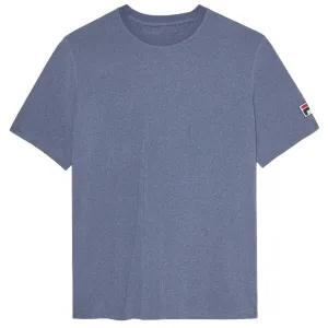 Fila Men's Essentials Short Sleeve Tennis Crew - Fila Navy Heather