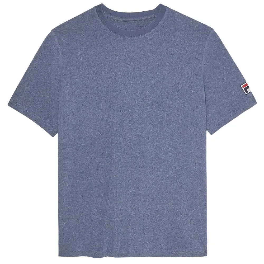 Fila Men's Essentials Short Sleeve Tennis Crew - Fila Navy Heather