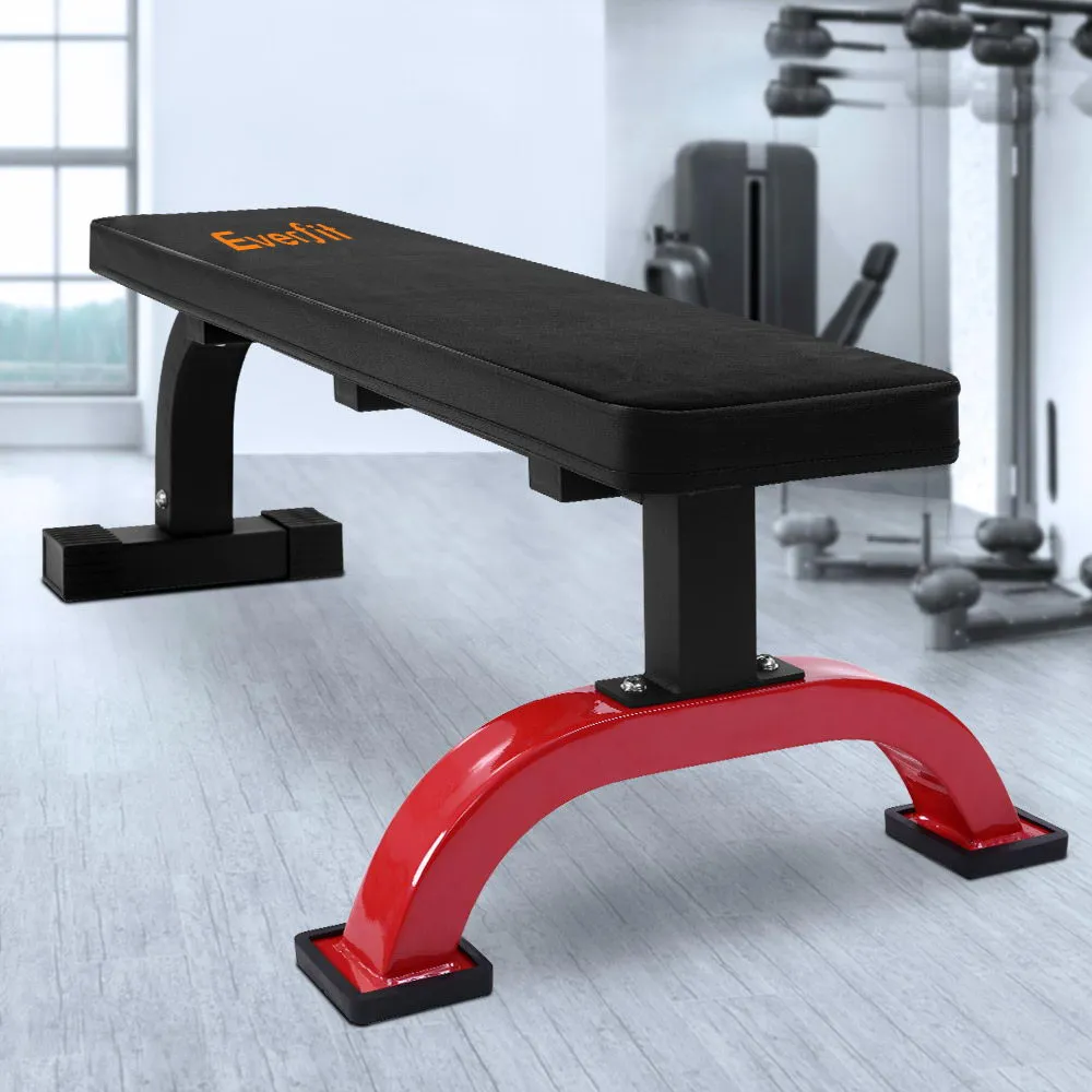 Fitness Flat Bench Weight Press Gym Home Strength Training Exercise