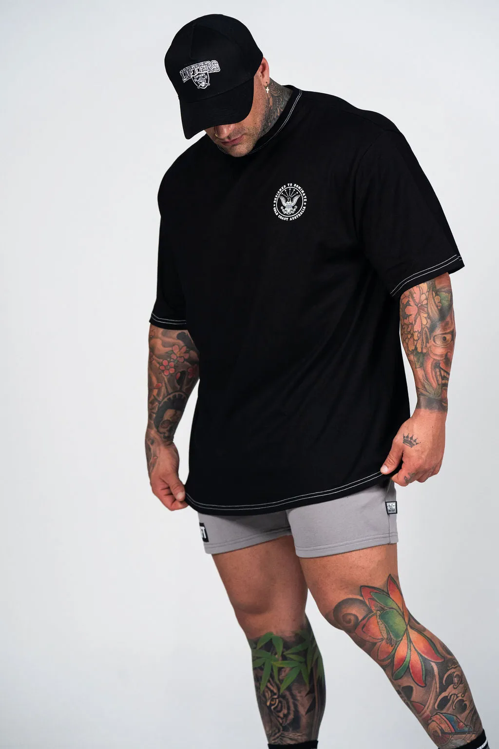 FKNLIFT | Men's 100% Cotton Gym Shorts | Grey