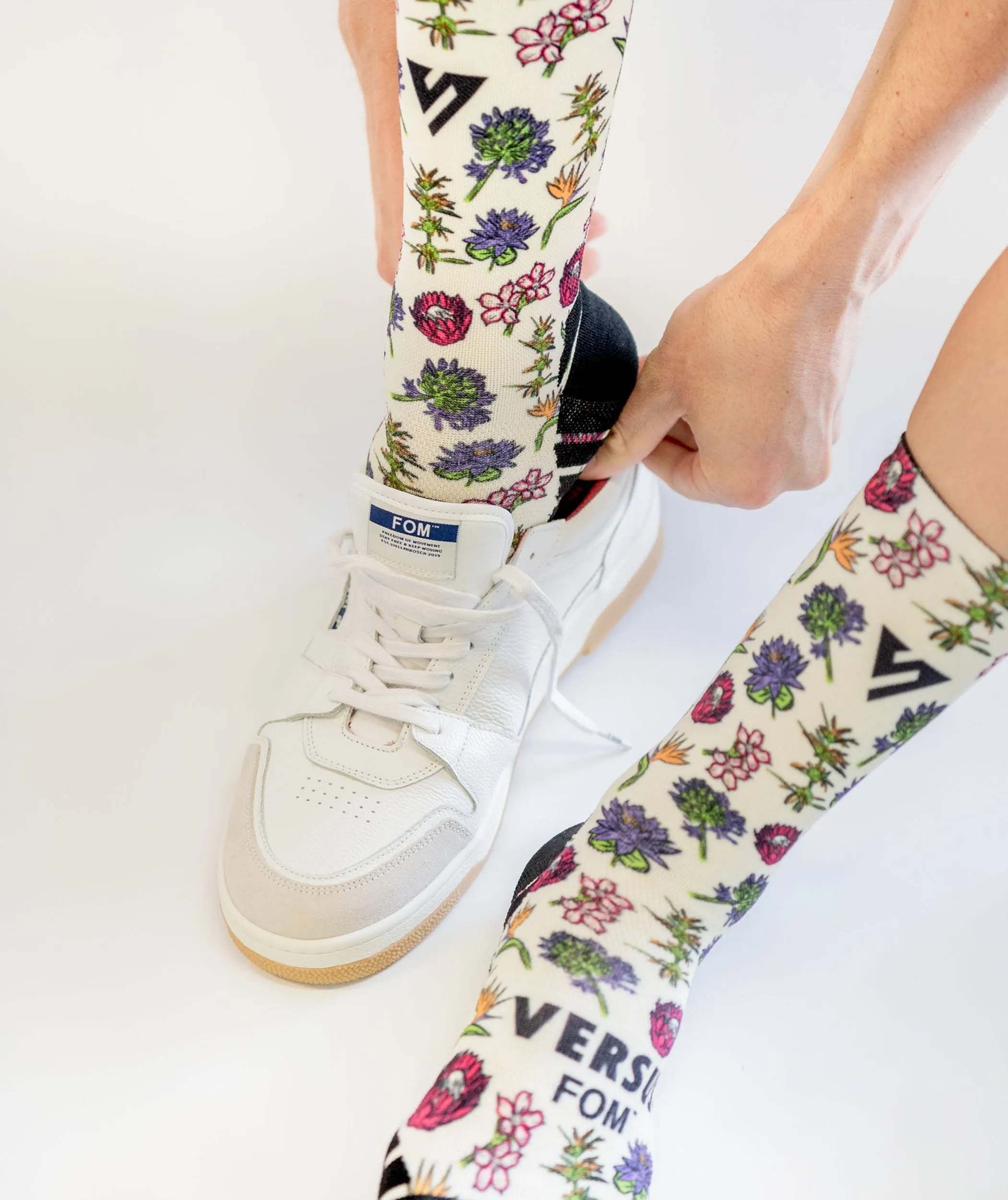 FOM x Versus Socks/ Flowers (Size 8-12)