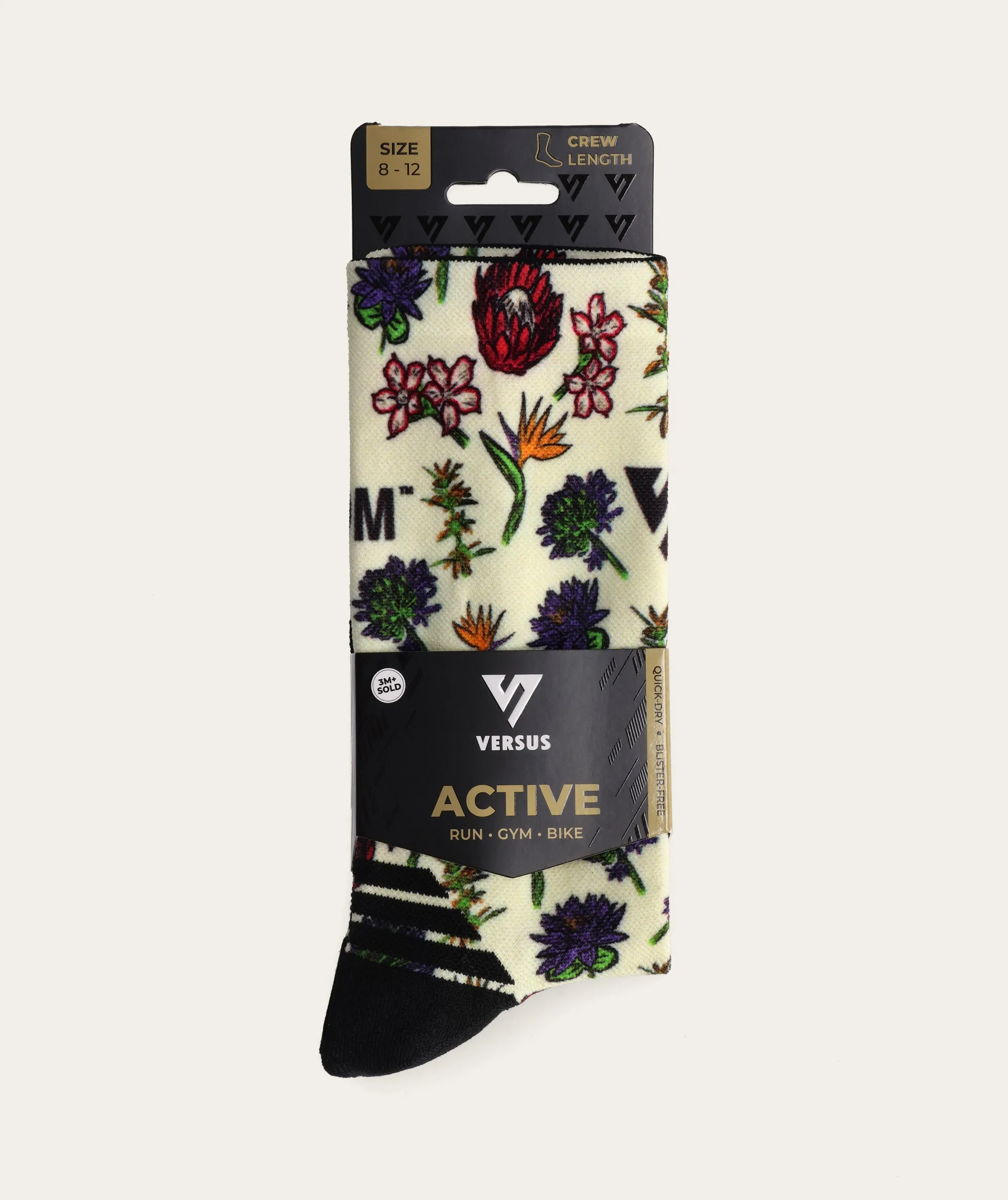 FOM x Versus Socks/ Flowers (Size 8-12)