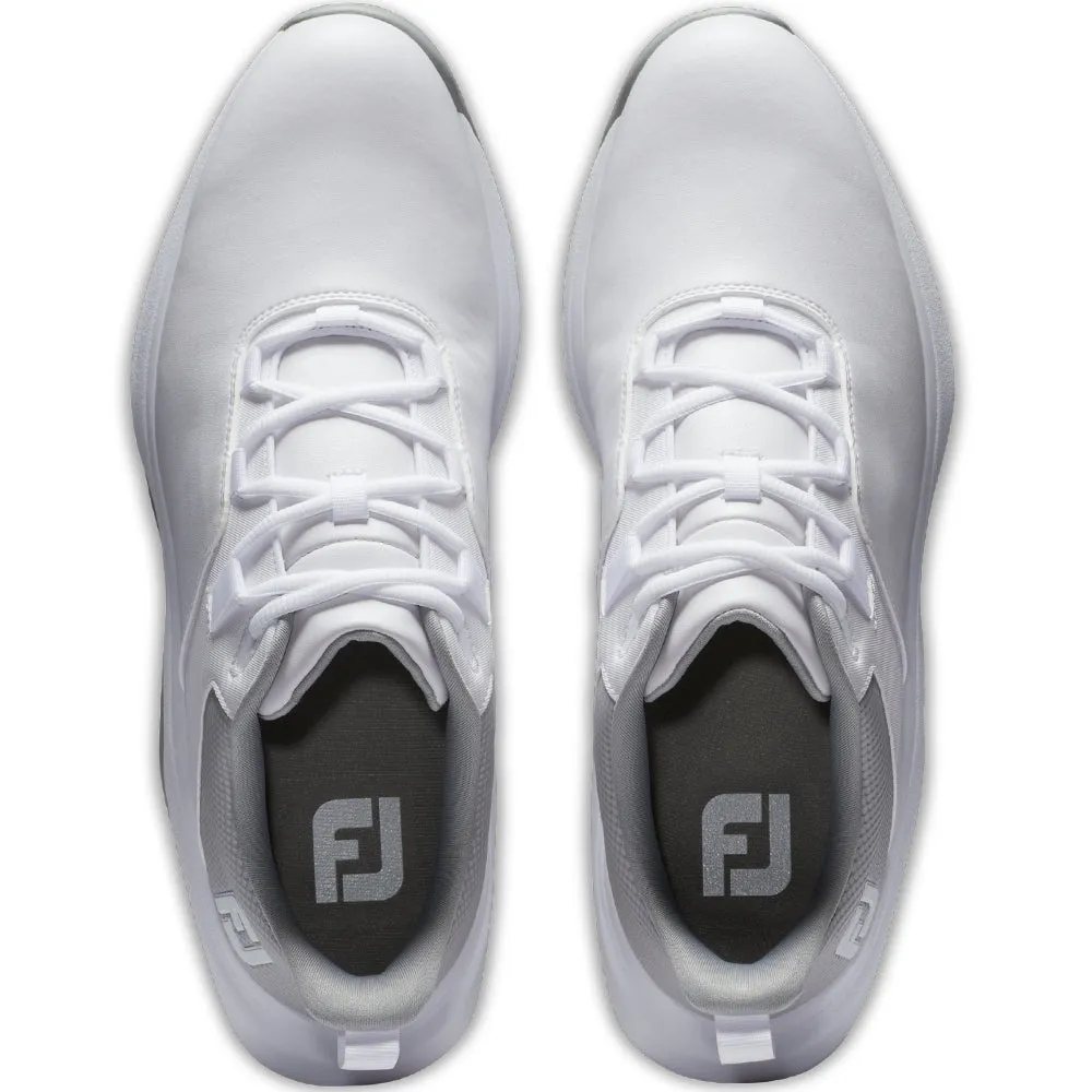 FootJoy ProLite Spikeless Waterproof Shoes - White/Grey