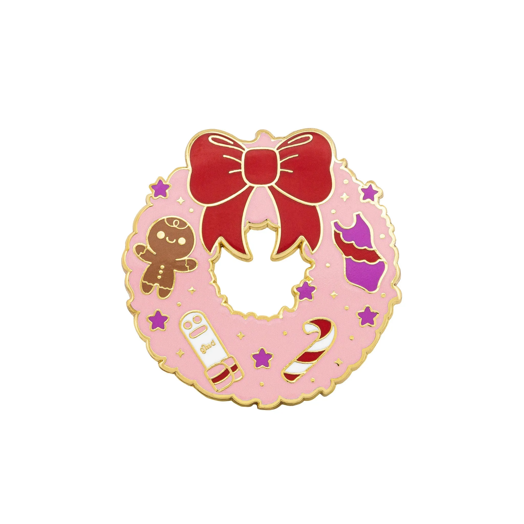 Gingerbread Xmas WAG Pin