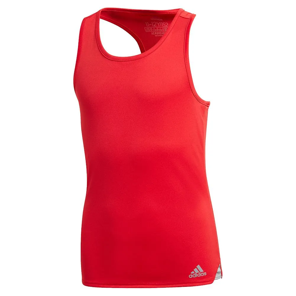 Girls' Club Tennis Tank Scarlet