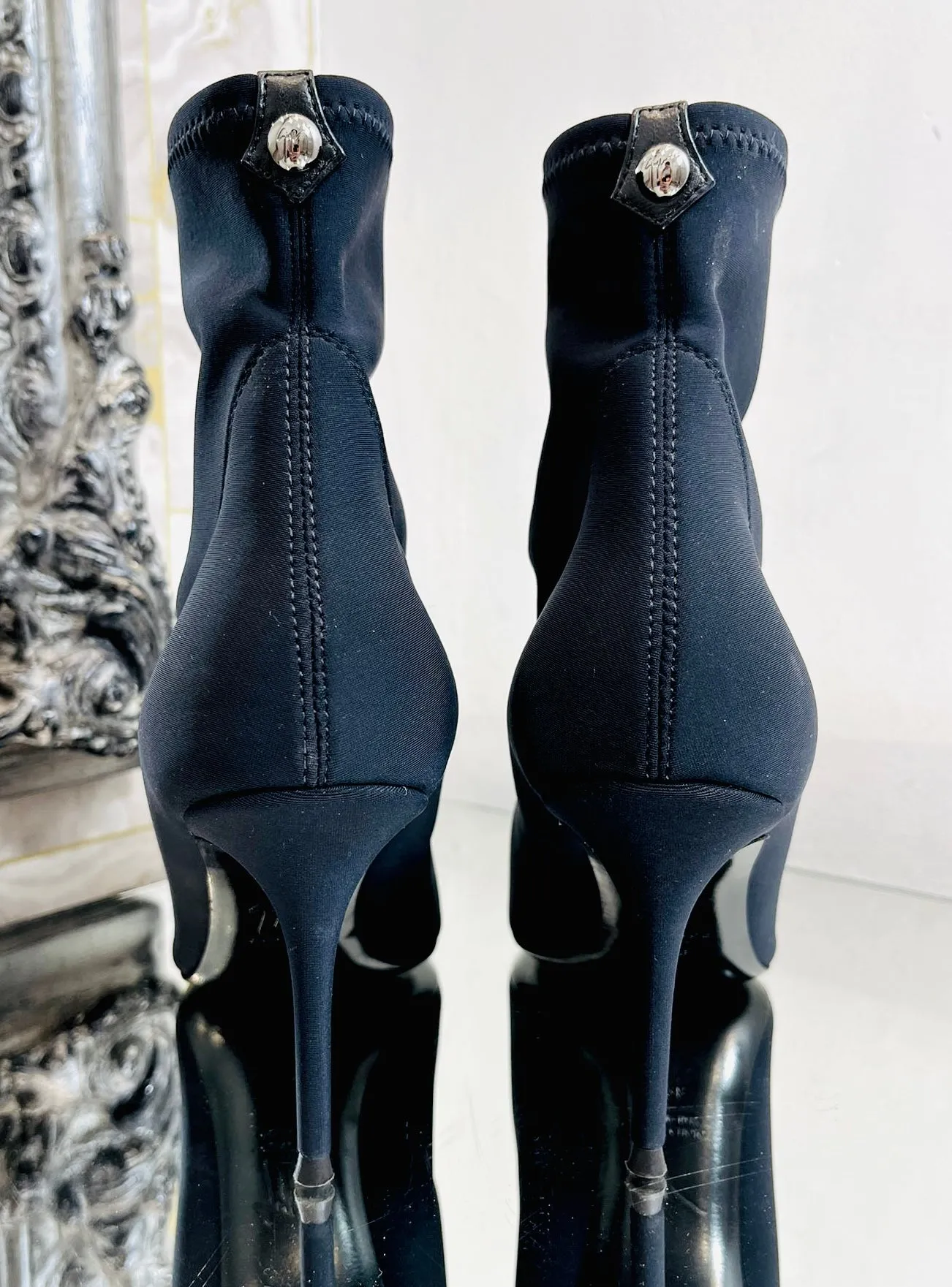 Giuseppe Zanotti Mirea Nylon Ankle Boots. Size 38