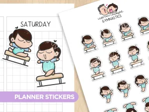 Gymnastics Planner Stickers