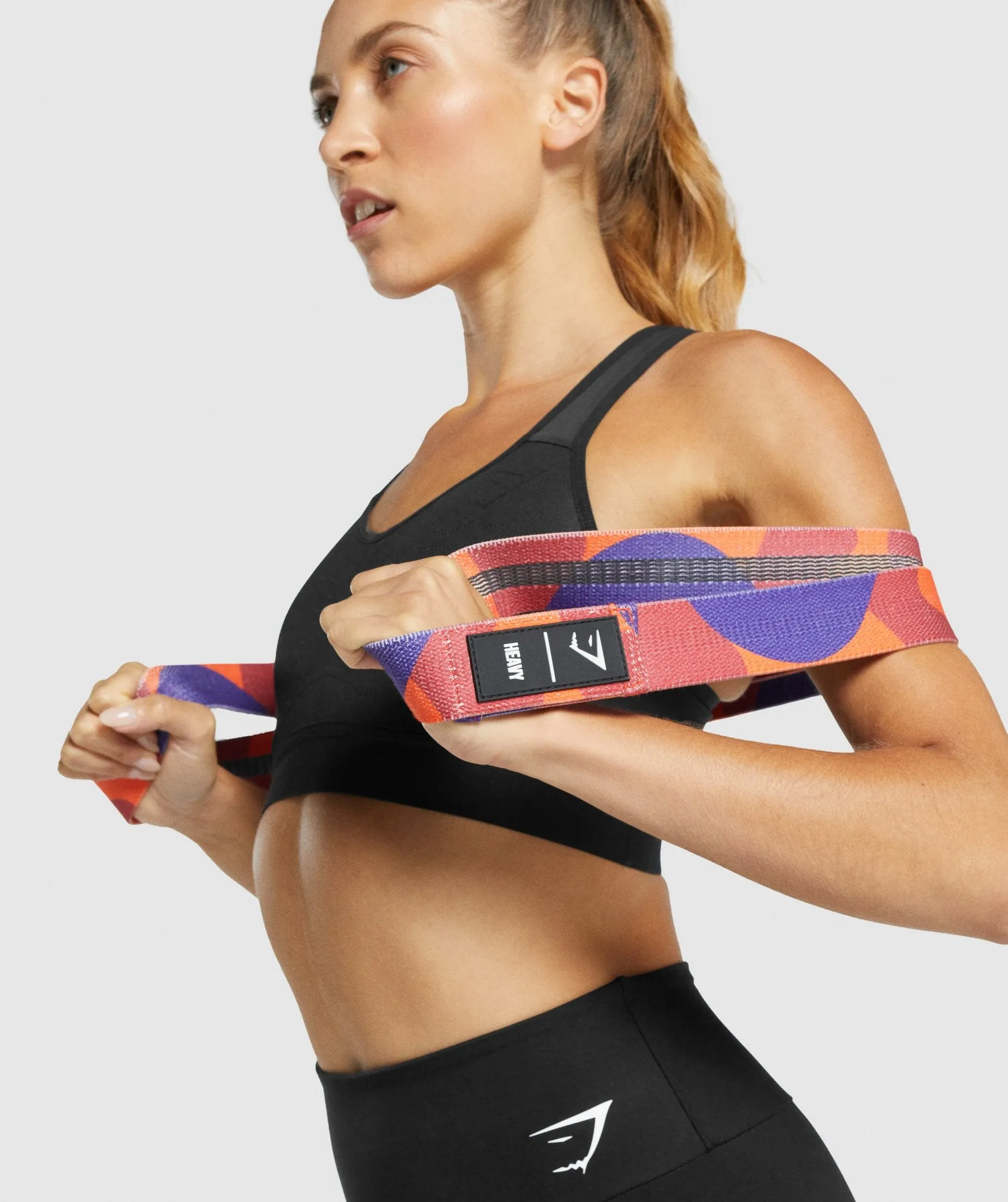 Gymshark Long Heavy Resistance Band - Pink