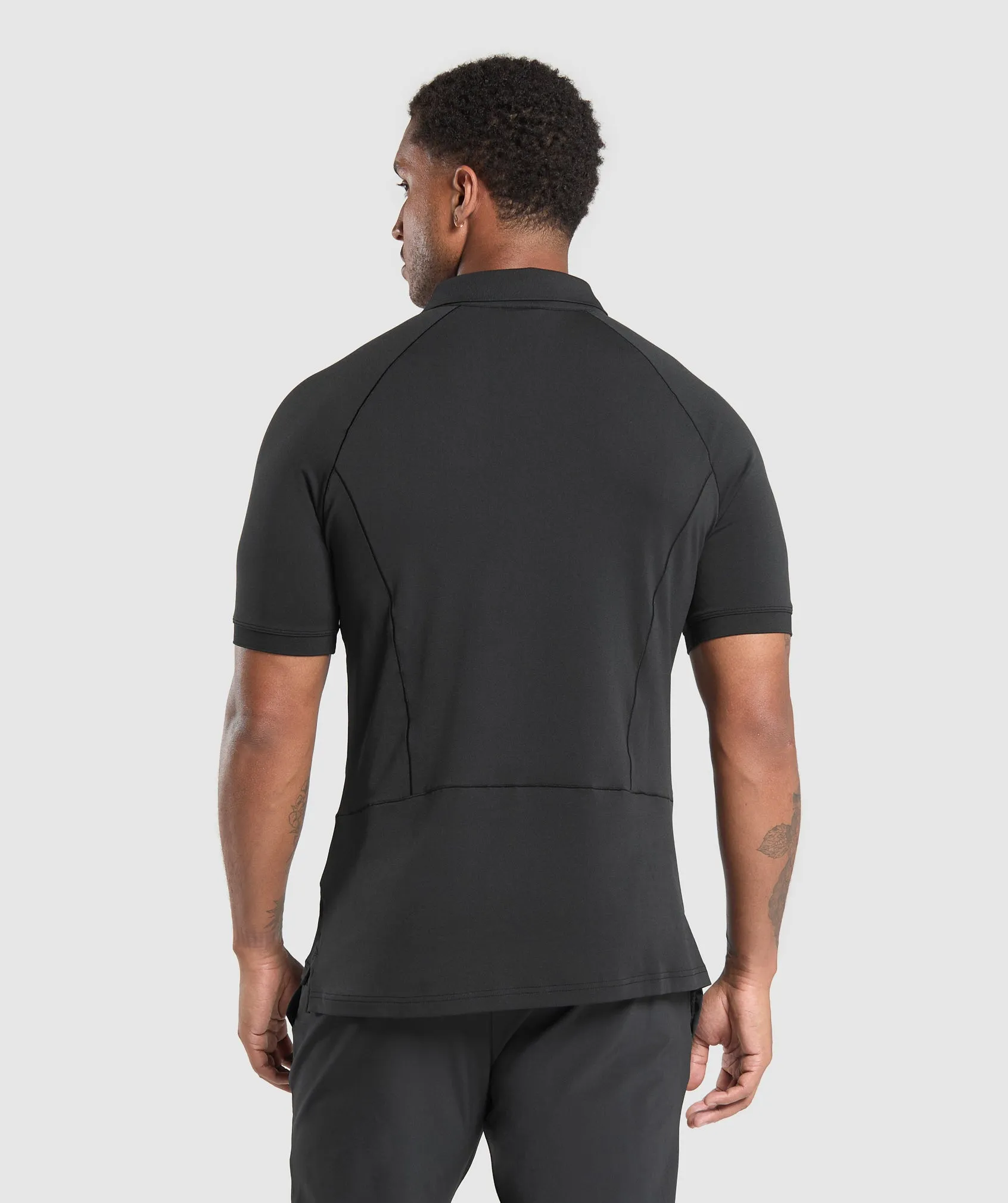 Gymshark Performance Polo Shirt - Black