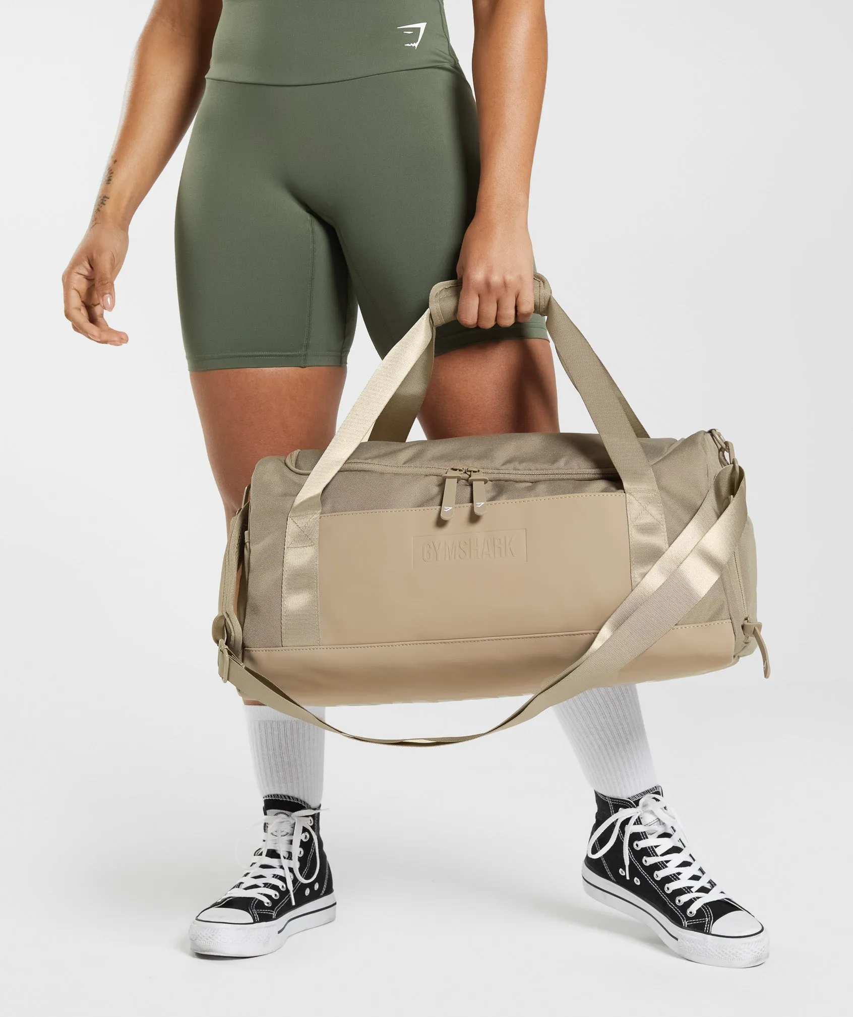 Gymshark Small Everyday Holdall - Cement Brown