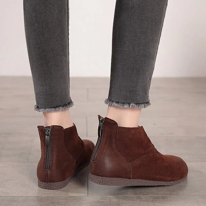 Handmade Comfortable Leather Retro Boots| Gift Shoes