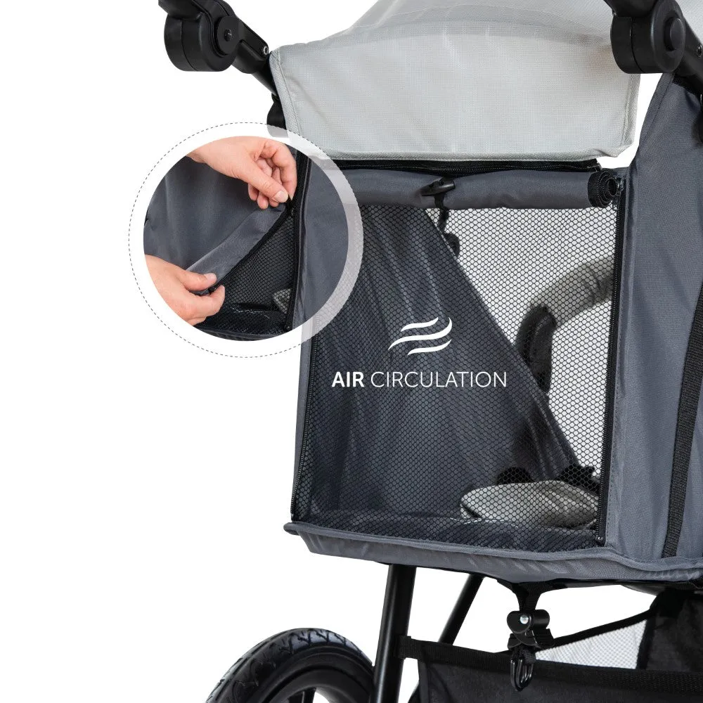 Hauck Runner Stroller (Silver Grey)