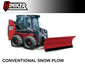 HINIKER CONVENTIONAL SNOW PLOW FOR SKID STEER