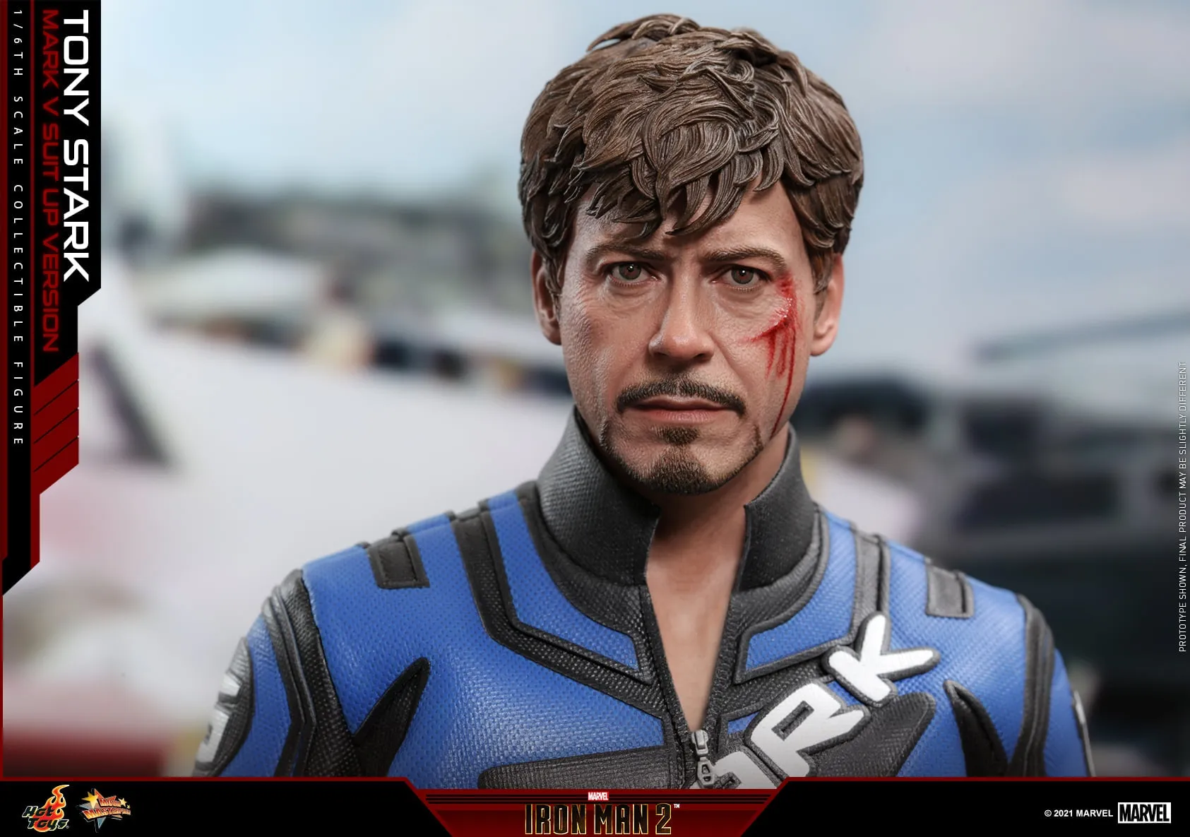 Hot Toys - MMS599 - Iron Man 2 - 1/6th scale Tony Stark (Mark V Suit up Version) Collectible Figure