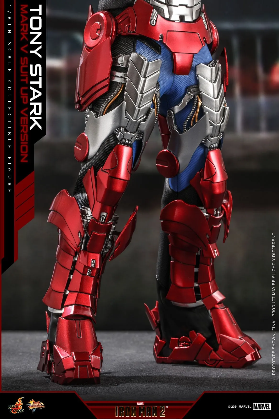 Hot Toys - MMS599 - Iron Man 2 - 1/6th scale Tony Stark (Mark V Suit up Version) Collectible Figure