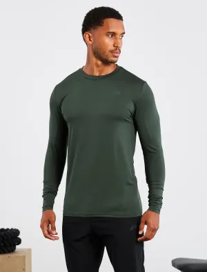 Hybrid Everyday Long Sleeve - Olive Marl