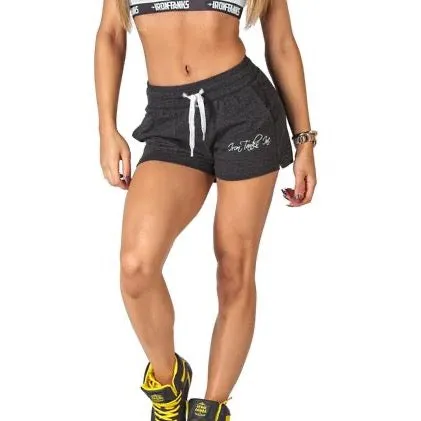 Iron Tanks Women's Impact Gym Shorts (Charcoal)