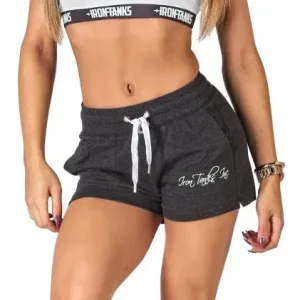 Iron Tanks Women's Impact Gym Shorts (Charcoal)