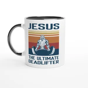 jesus the  ultimate deadlifter - funny gym mug ,gym lover,gym rat,gift for bodybuilder -fitness mug -