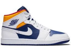 Jordan 1 Mid Royal Blue Laser Orange