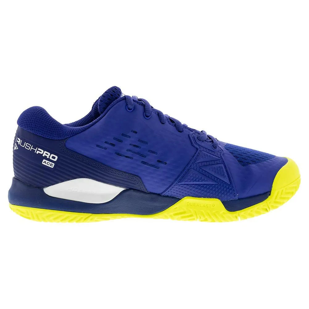 Junior`s Rush Pro Ace Tennis Shoes Blueing and Blue Print