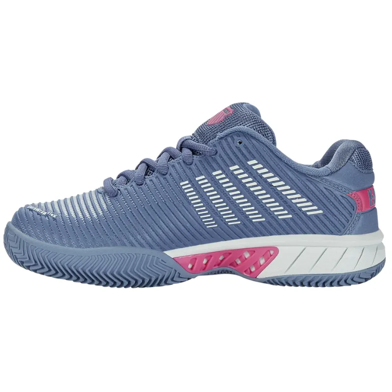 K Swiss Hypercourt AC Express 2 Hardcourt Womens Tennis Shoes - Infinity / Blue Blush / Carmine Rose