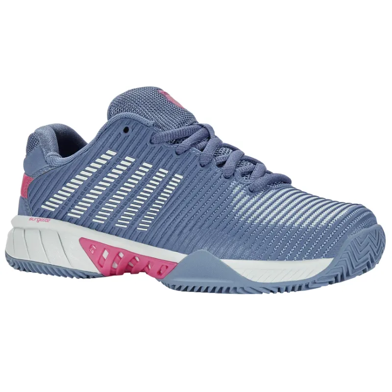 K Swiss Hypercourt AC Express 2 Hardcourt Womens Tennis Shoes - Infinity / Blue Blush / Carmine Rose