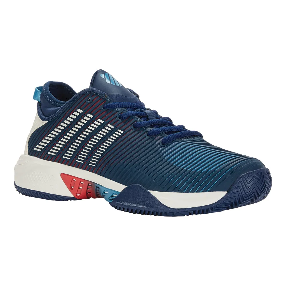 K-Swiss Hypercourt Supreme HB Tennis Shoes (Mens) - Blue Opal/Blanc/Lollipop