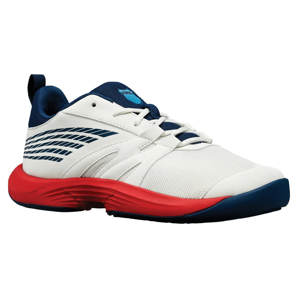 K-Swiss Speedtrac Tennis Shoes (Boys) - Blanc/Blue Opal/Lollipop