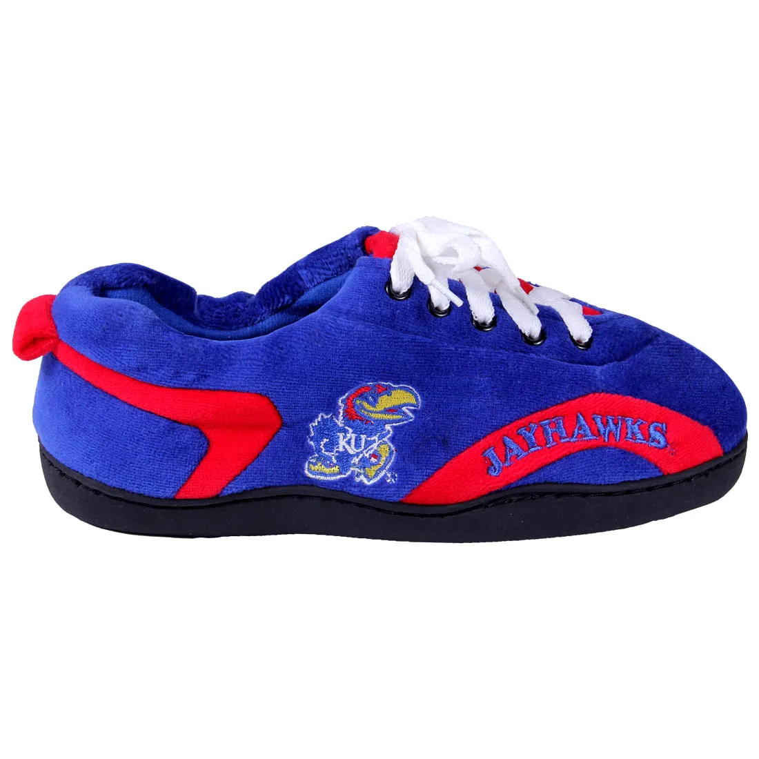 Kansas Jayhawks All Around Rubber Soled Slippers