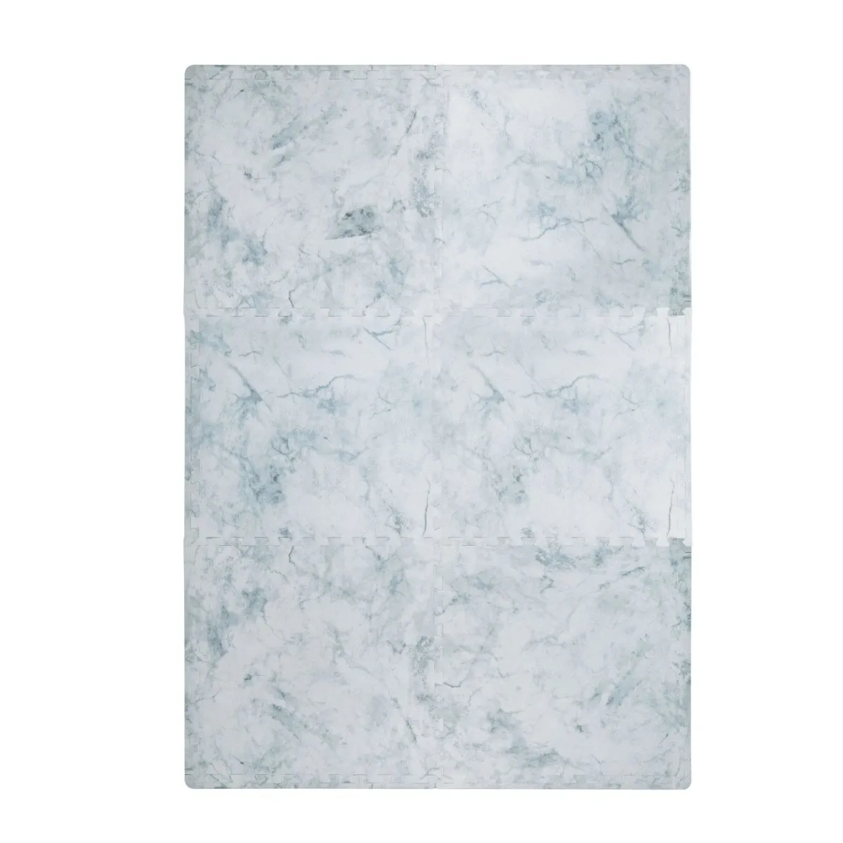 Kind and Me Aqua Blue Set in White Playmat- Marble