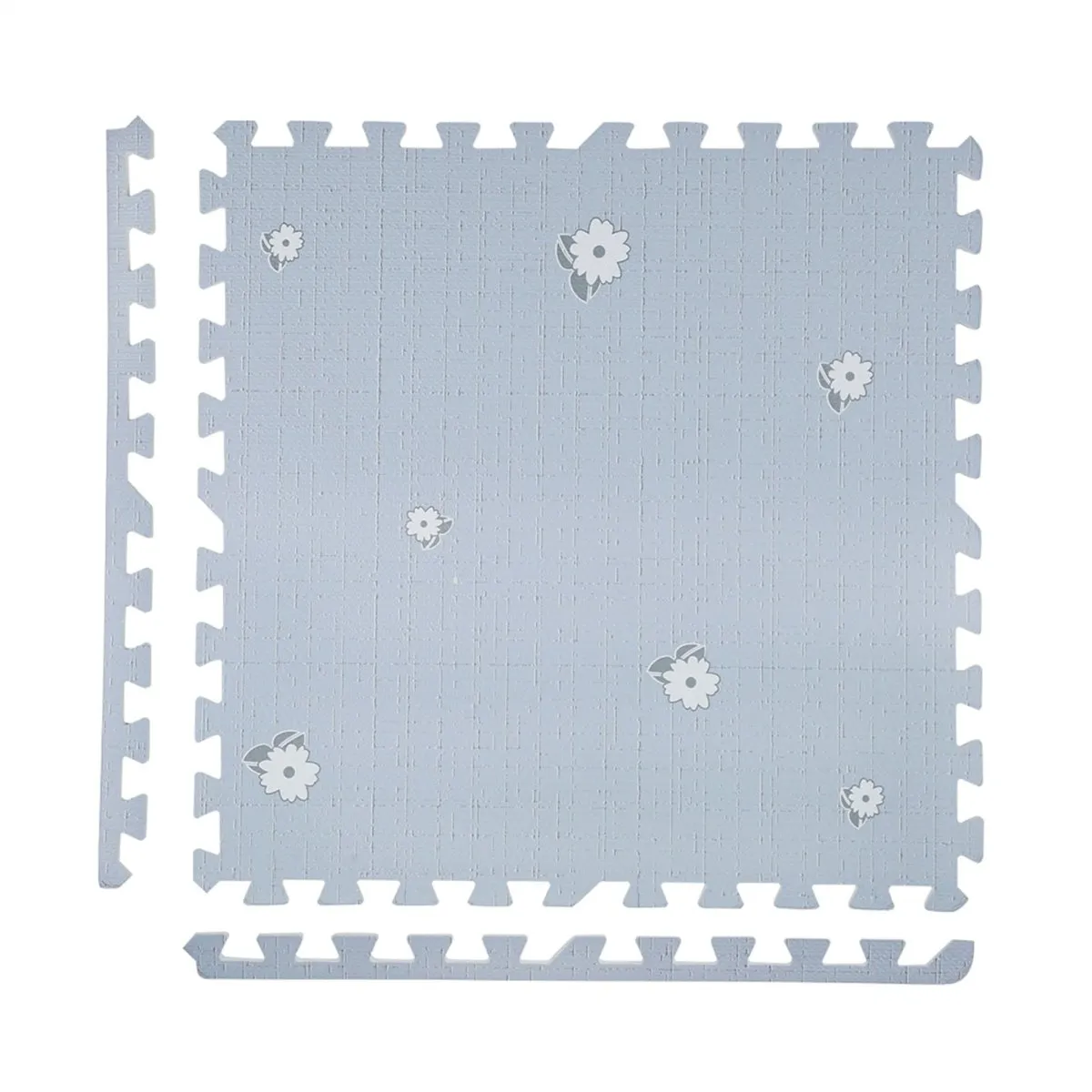 Kind and Me Ditsy Flowers Set in Slate Playmat- Bloom