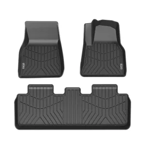 Kiwi Master 3D Car Floor Mats for Tesla Model Y 2022-ON