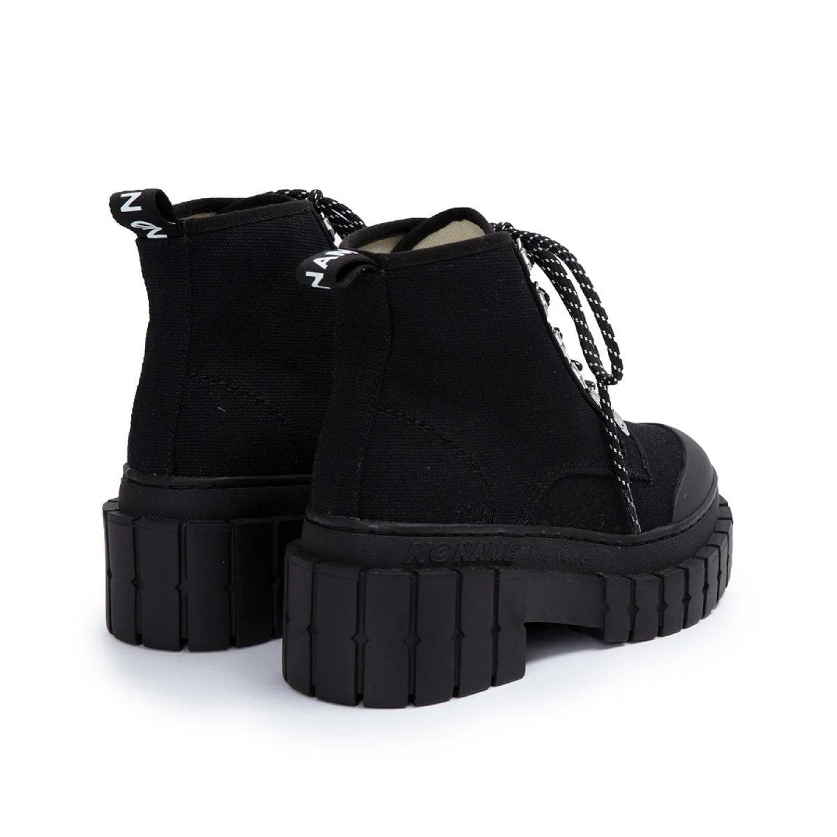 Kross Canvas Black Low Boots