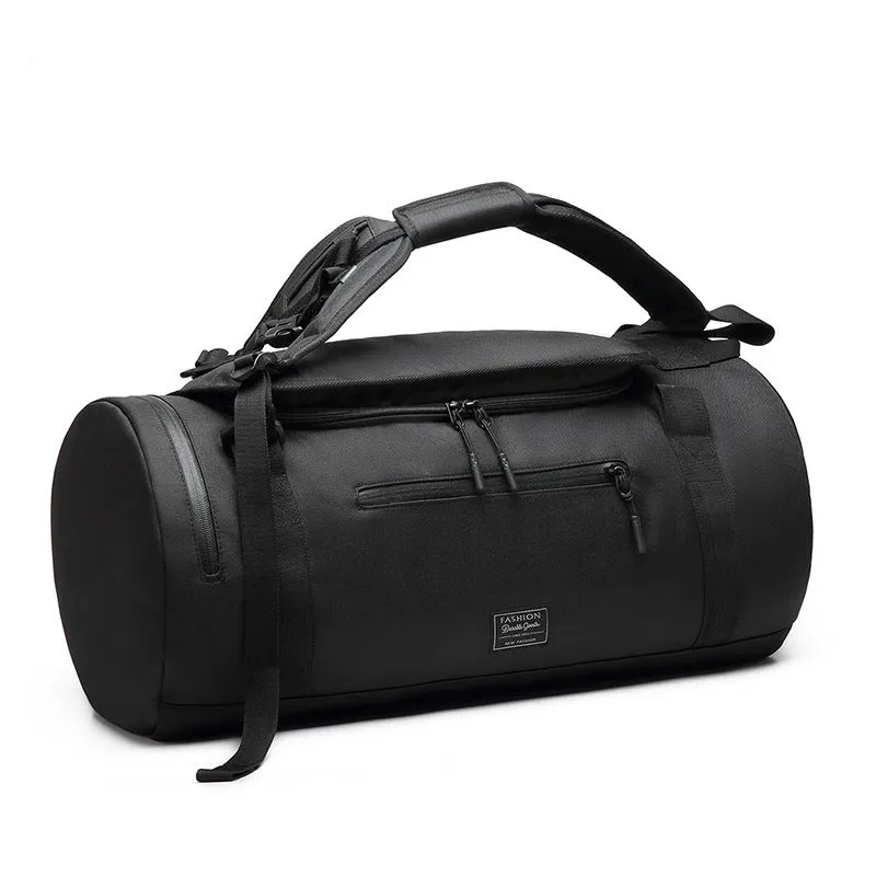 Large capacity wet and dry gym bag