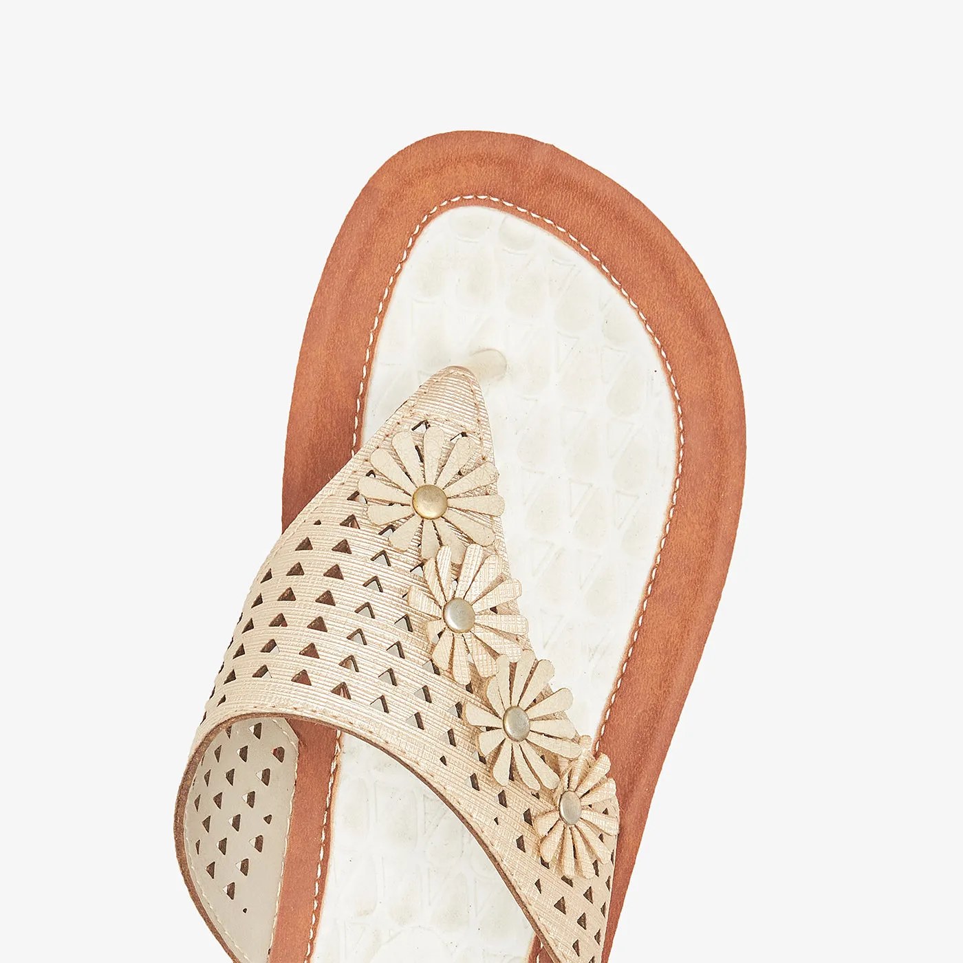 Laser Cut Women Chappals