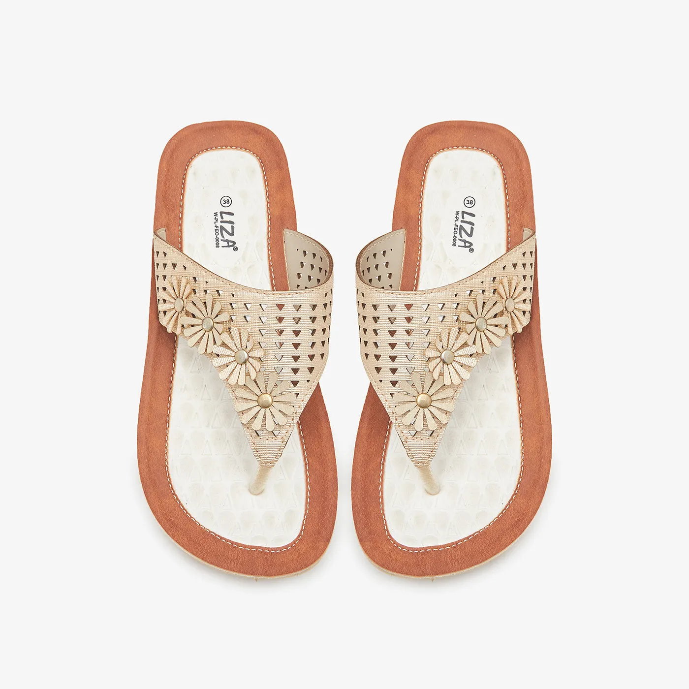 Laser Cut Women Chappals